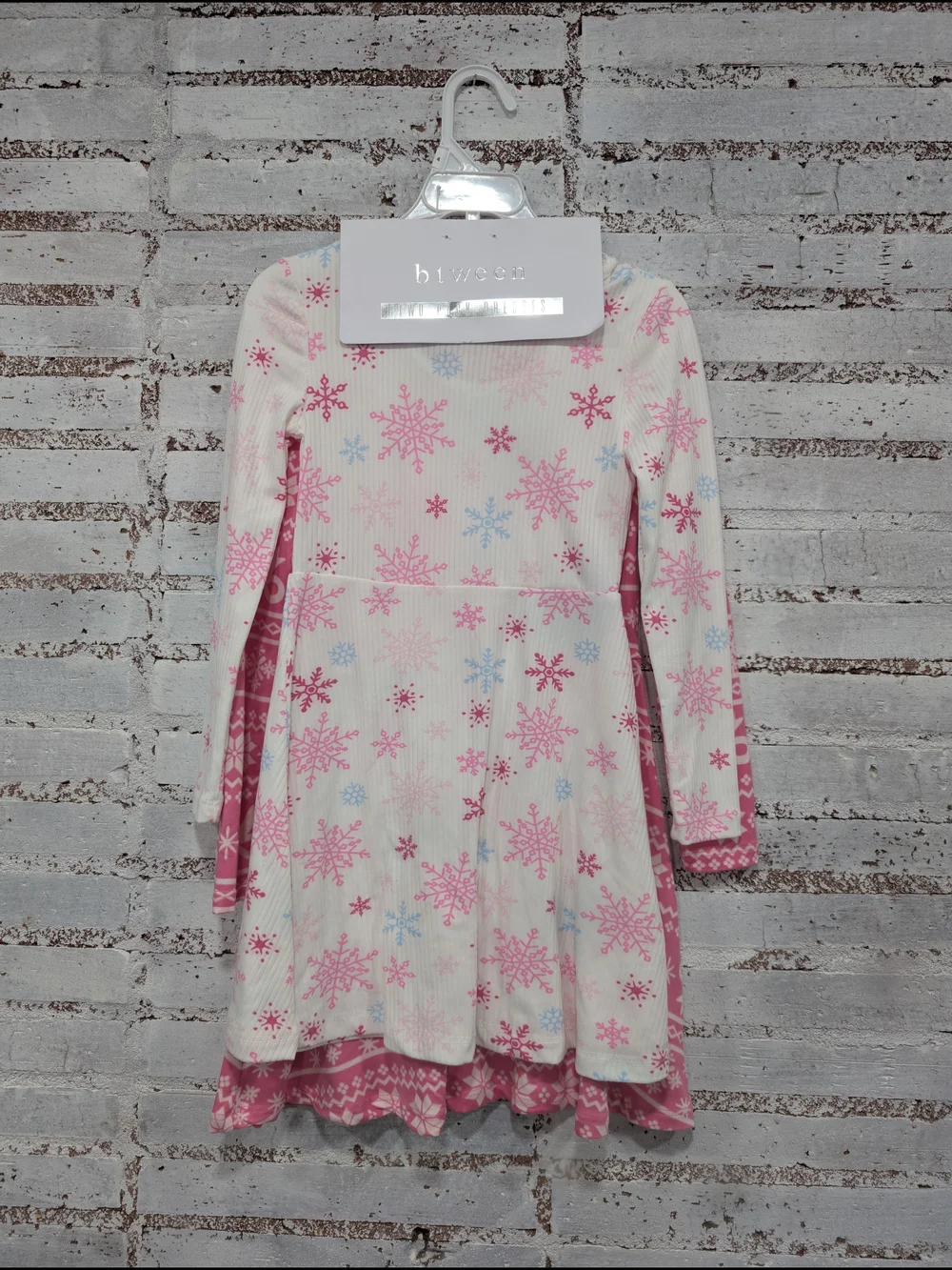Btween Kids' Long-Sleeve Dress 2pk